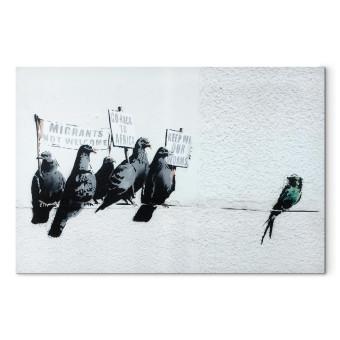 Cuadro decorativo Protesting Birds by Banksy