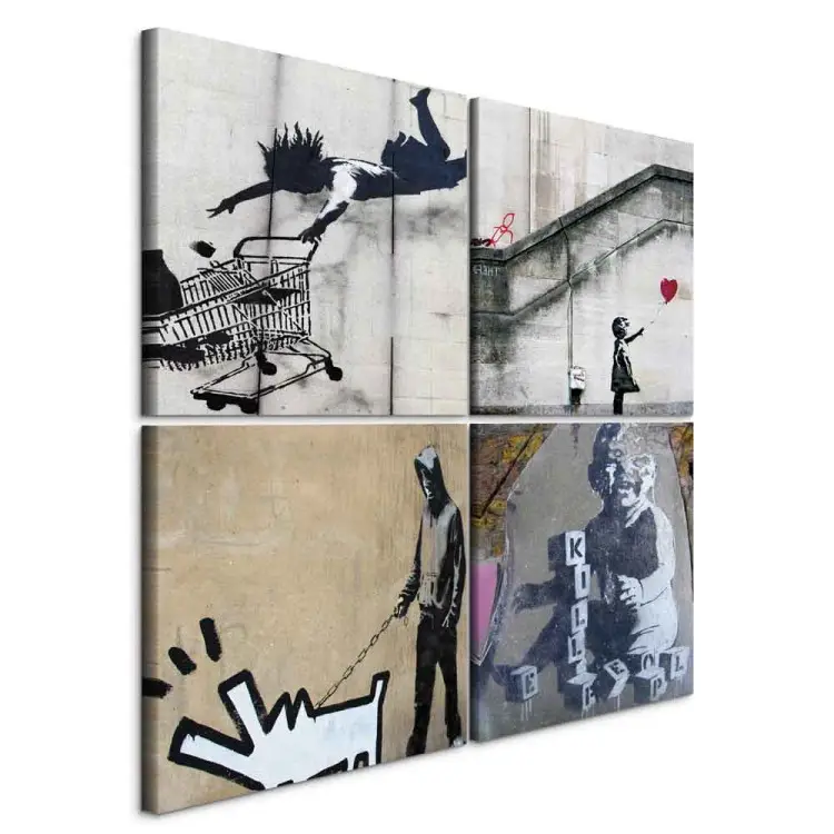Banksy - cuatro ideas creativas