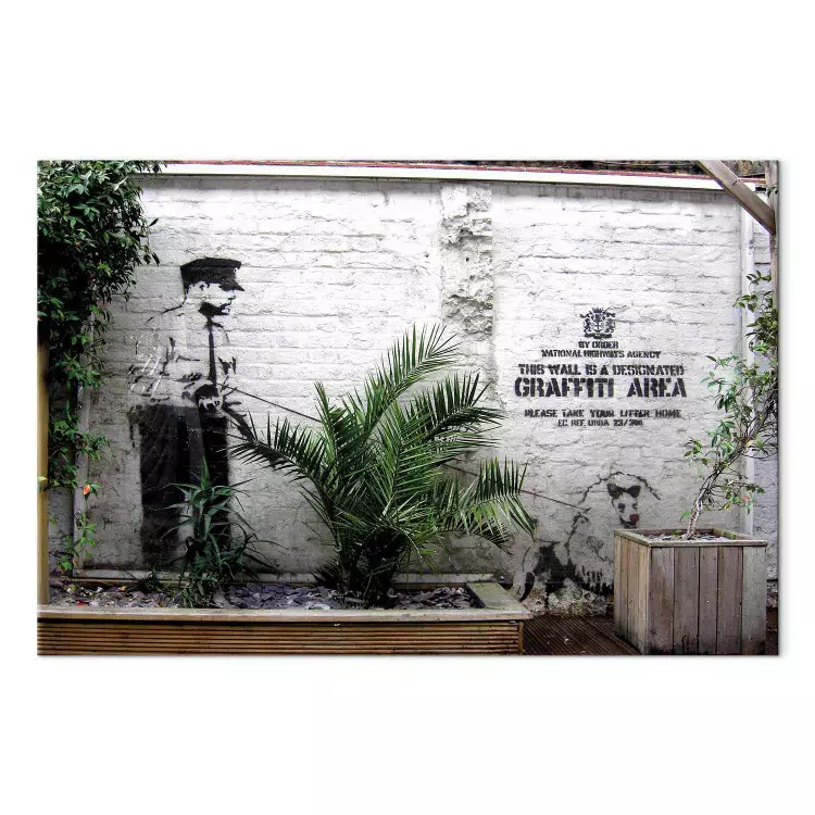 Cuadro decorativo Zona graffiti (Banksy)