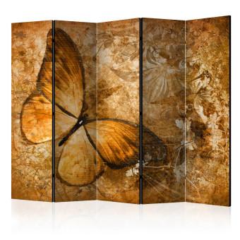 Biombo decorativo Butterfly (sepia) II [Room Dividers]