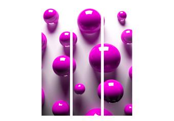 Biombo decorativo Purple Balls [Room Dividers]