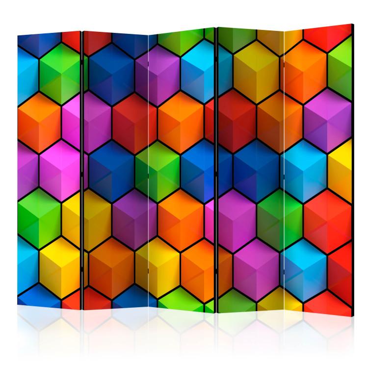 Biombo Rainbow Geometry II [Room Dividers]