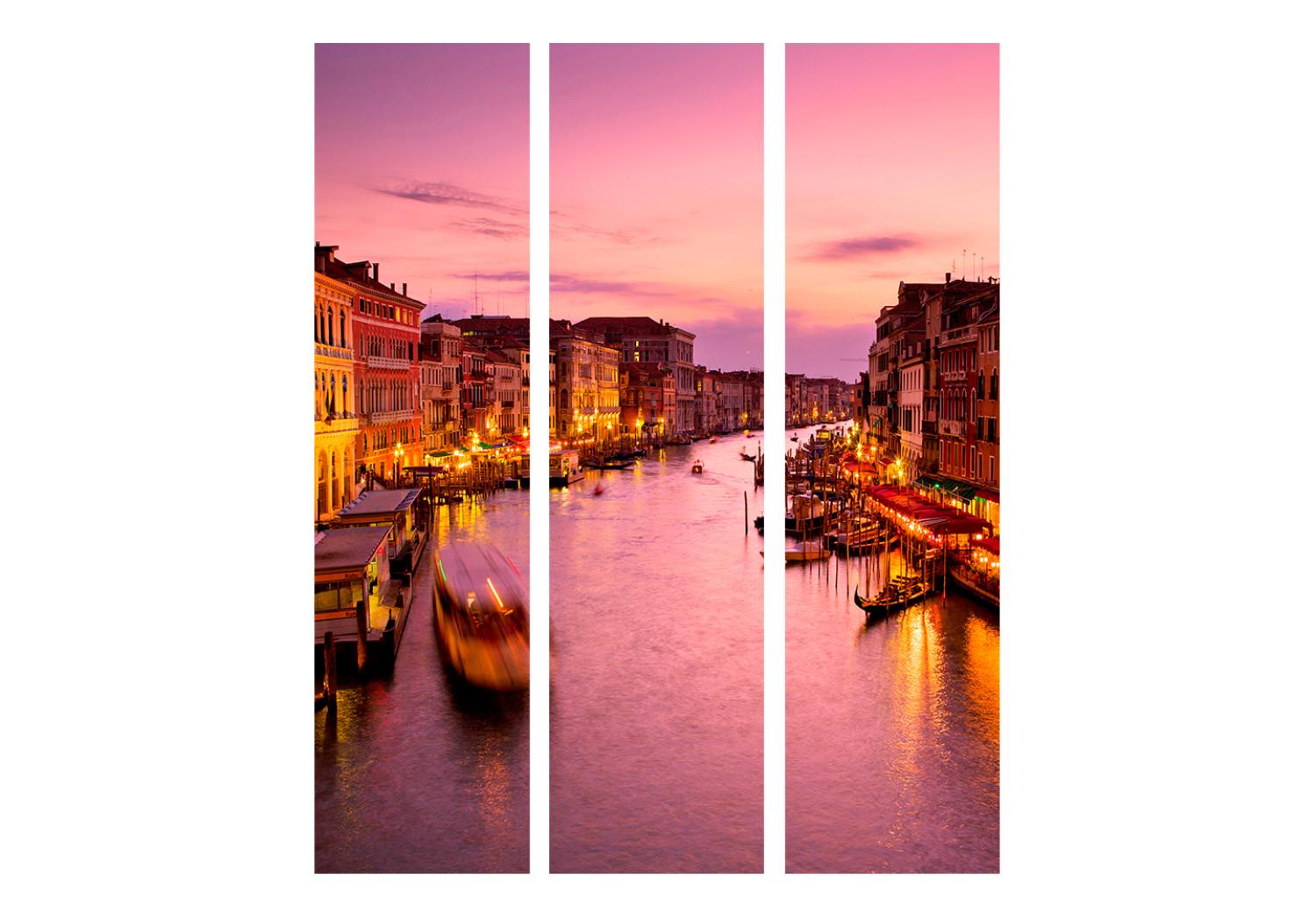 Biombo City of lovers, Venice by night [Room Dividers]