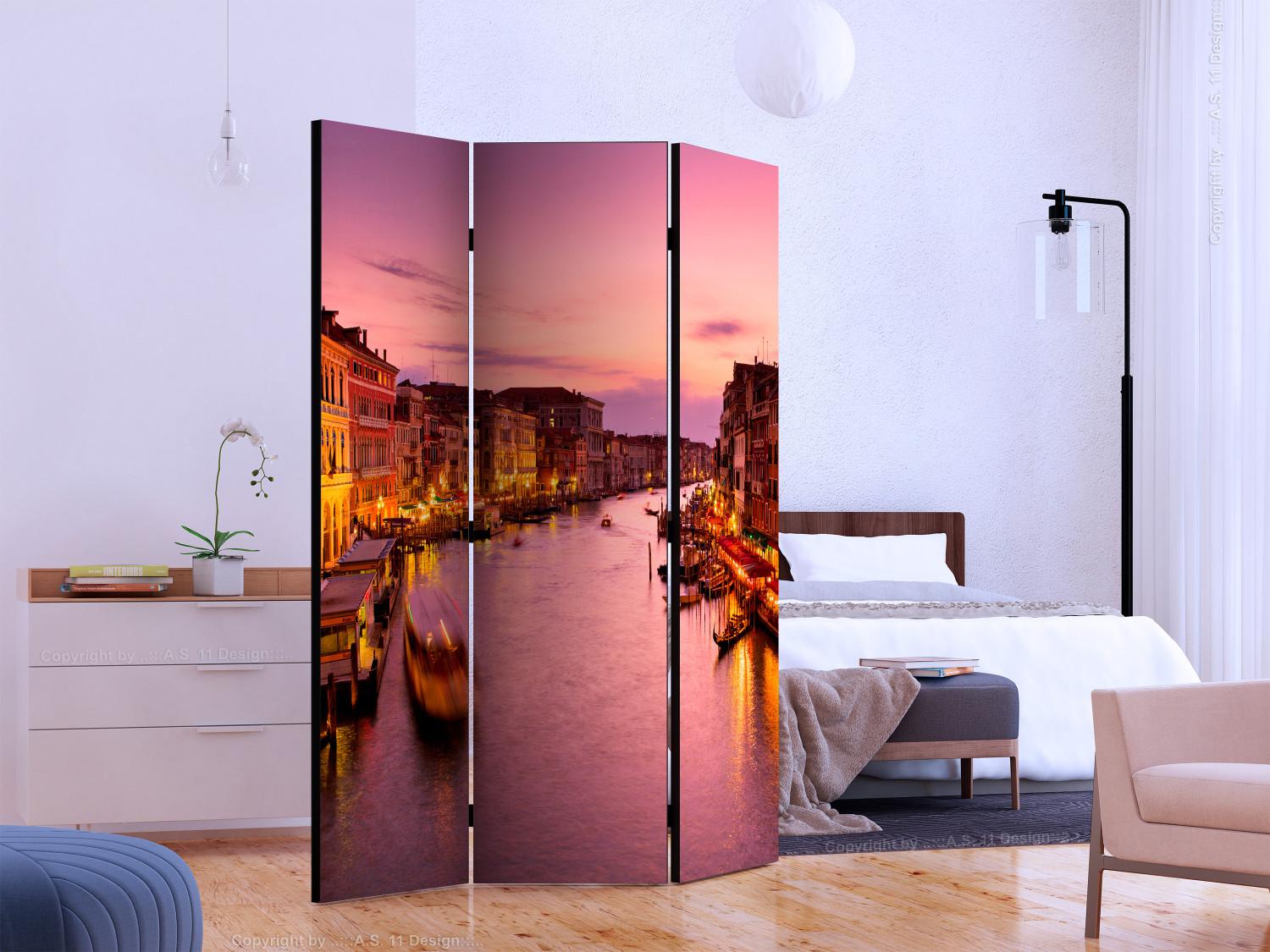 Biombo City of lovers, Venice by night [Room Dividers]