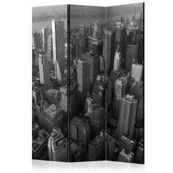 Biombo original New York: skyscrapers (bird's eye view) [Room Dividers]