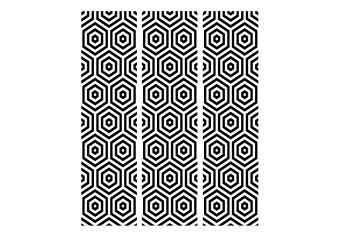 Biombo original Black and White Hypnosis [Room Dividers]