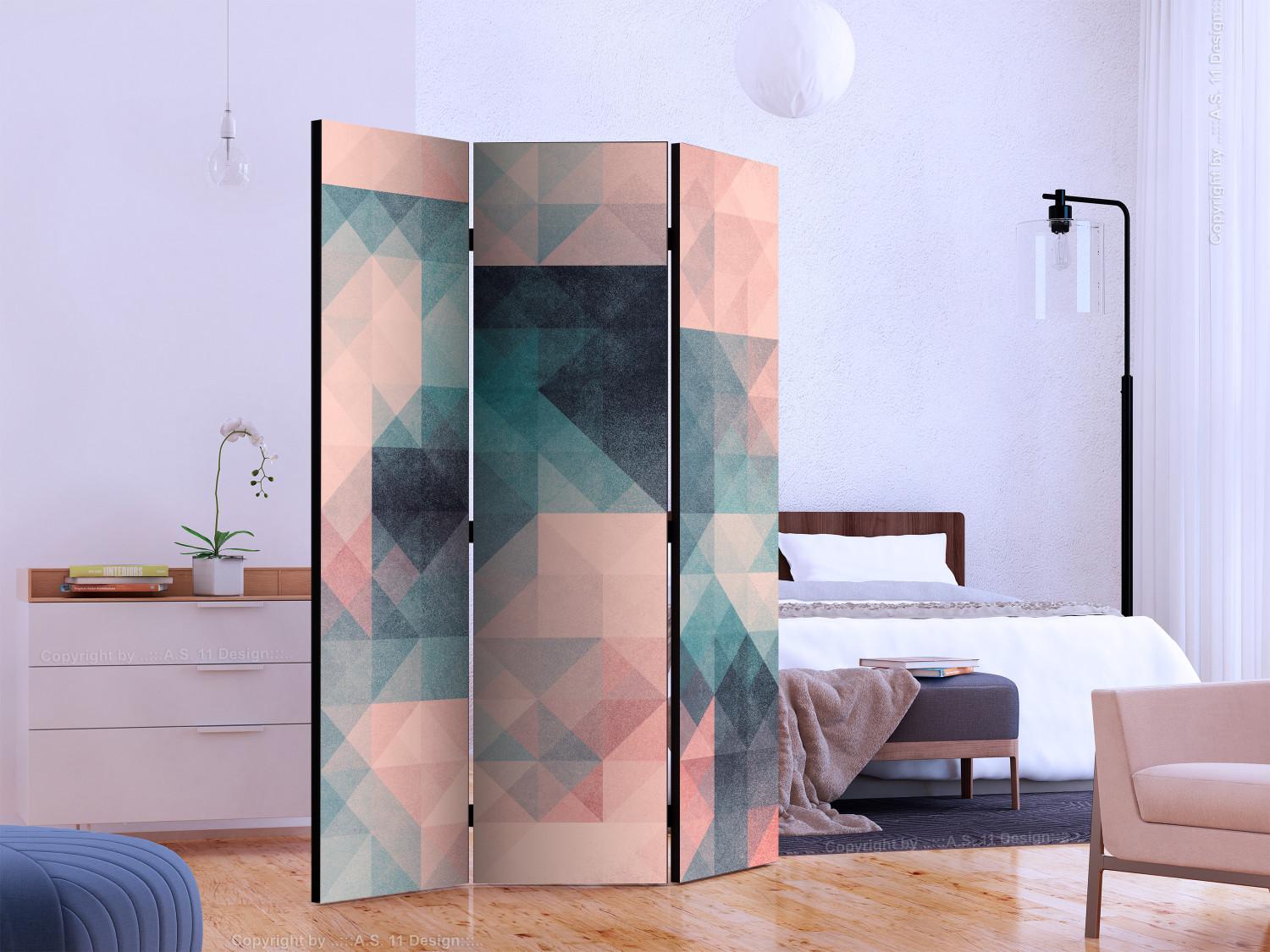 Biombo Pixels (Green and Pink) [Room Dividers] para habitación - tienda ...