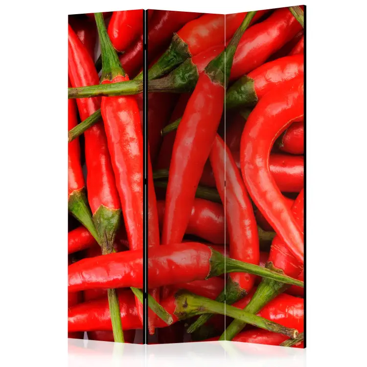 Ají - Fondo - patrón con vegetales de color rojo fuego