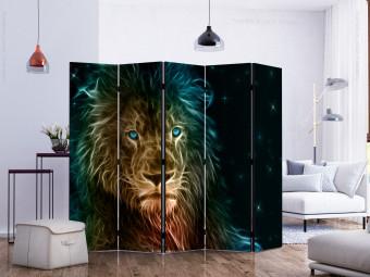 Biombo decorativo Abstract lion... II [Room Dividers]