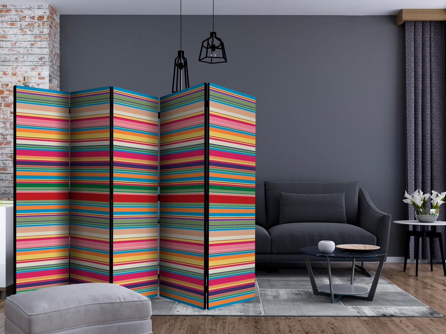 Biombo barato Subdued stripes II [Room Dividers]