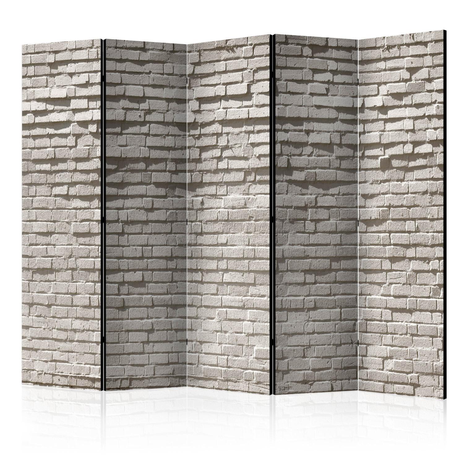 Biombo original Brick Wall: Minimalism II [Room Dividers]