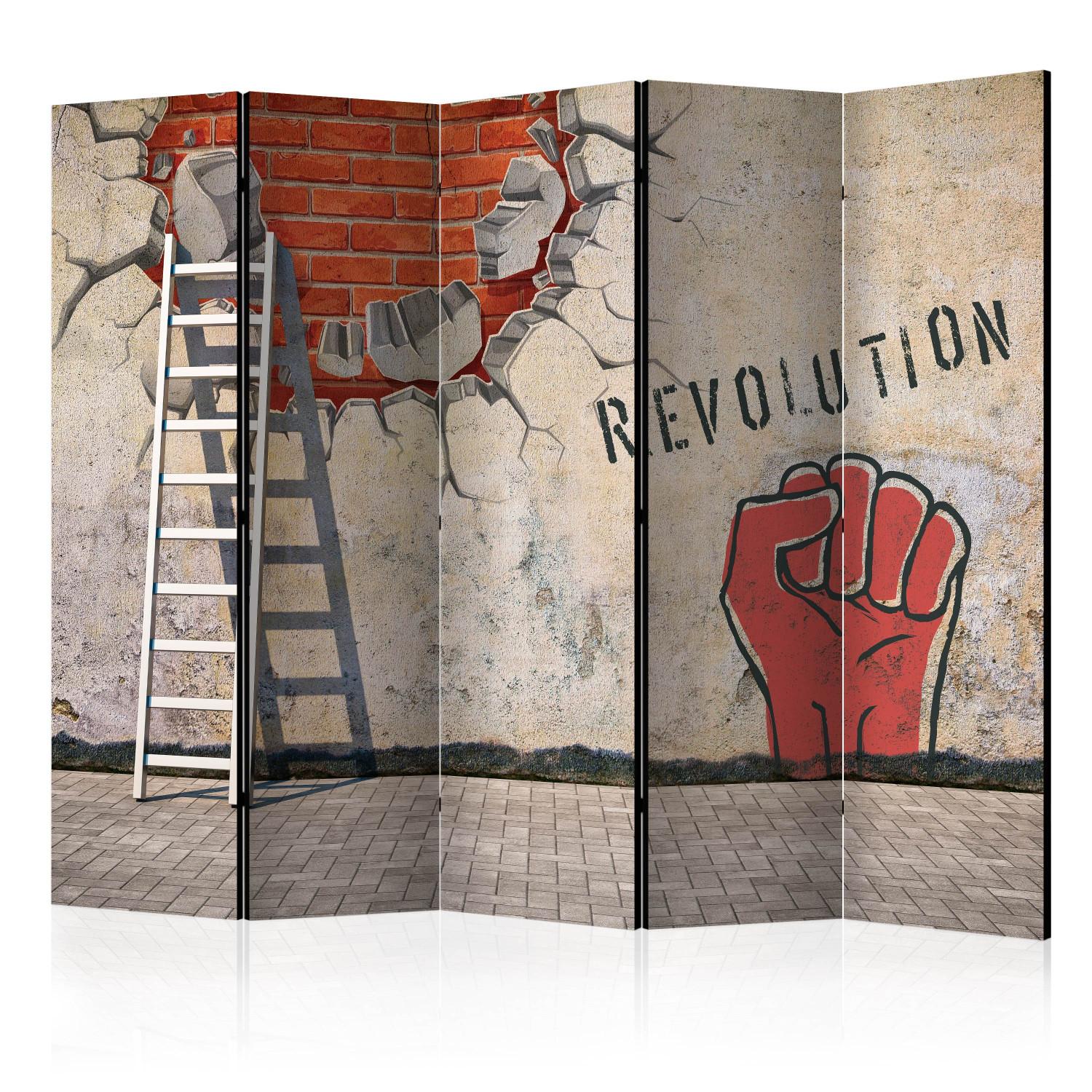 Biombo The invisible hand of the revolution II [Room Dividers]