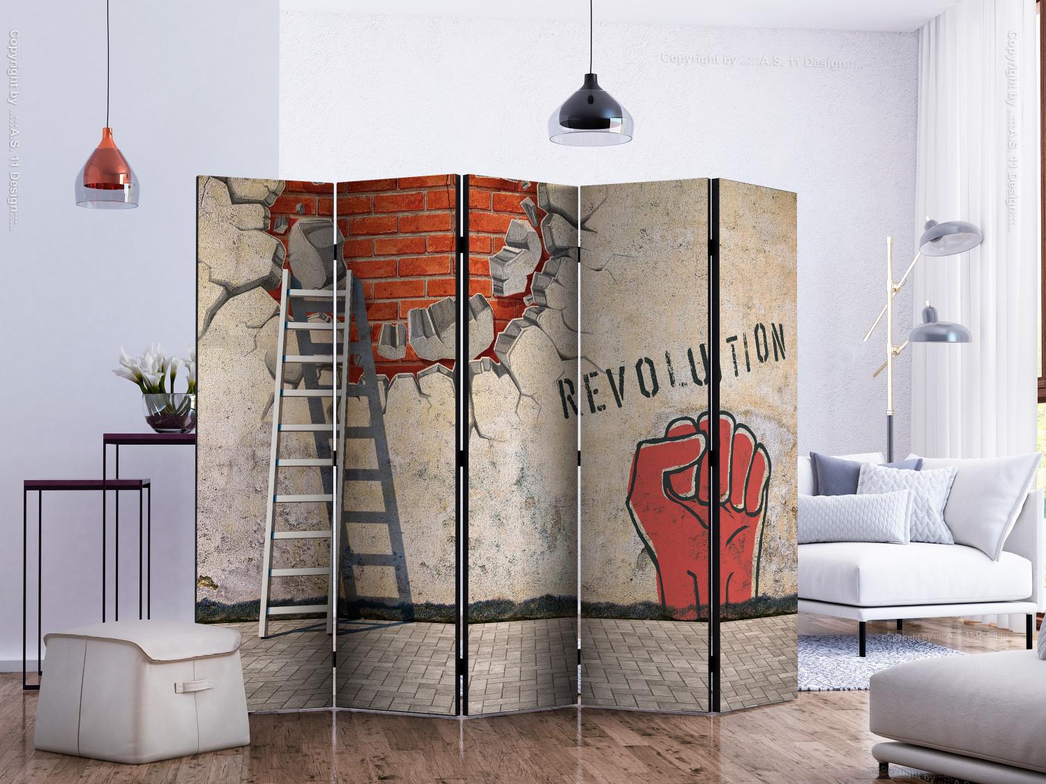 Biombo The invisible hand of the revolution II [Room Dividers]