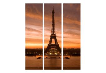 Biombo Eiffel tower at dawn [Room Dividers]