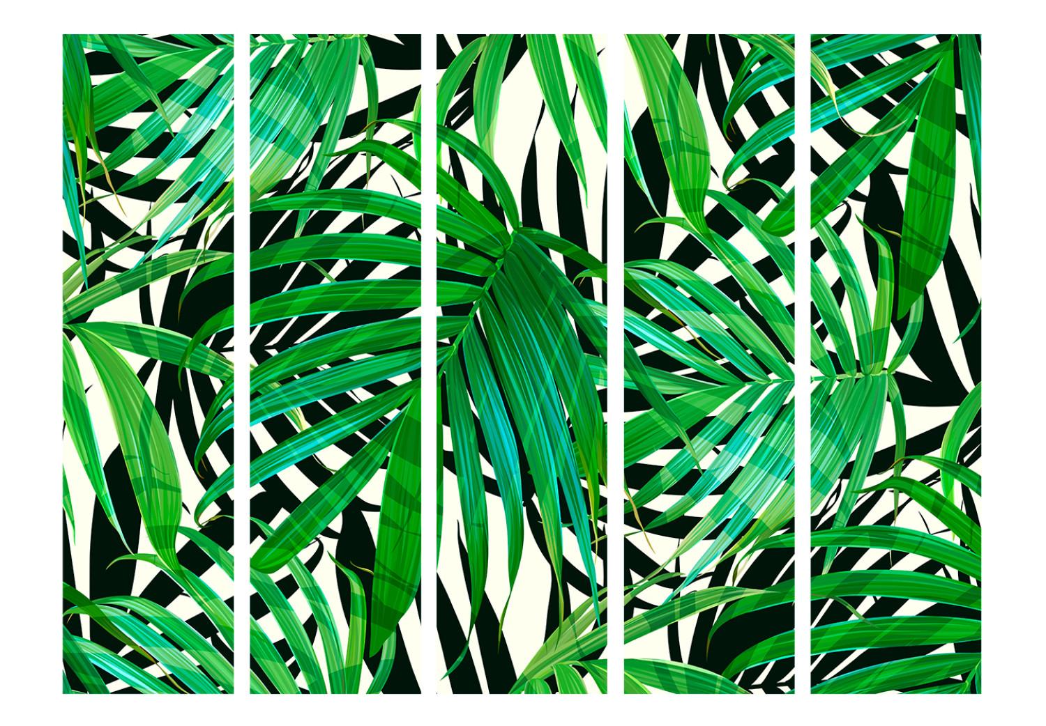 Biombo decorativo Tropical Leaves II [Room Dividers]