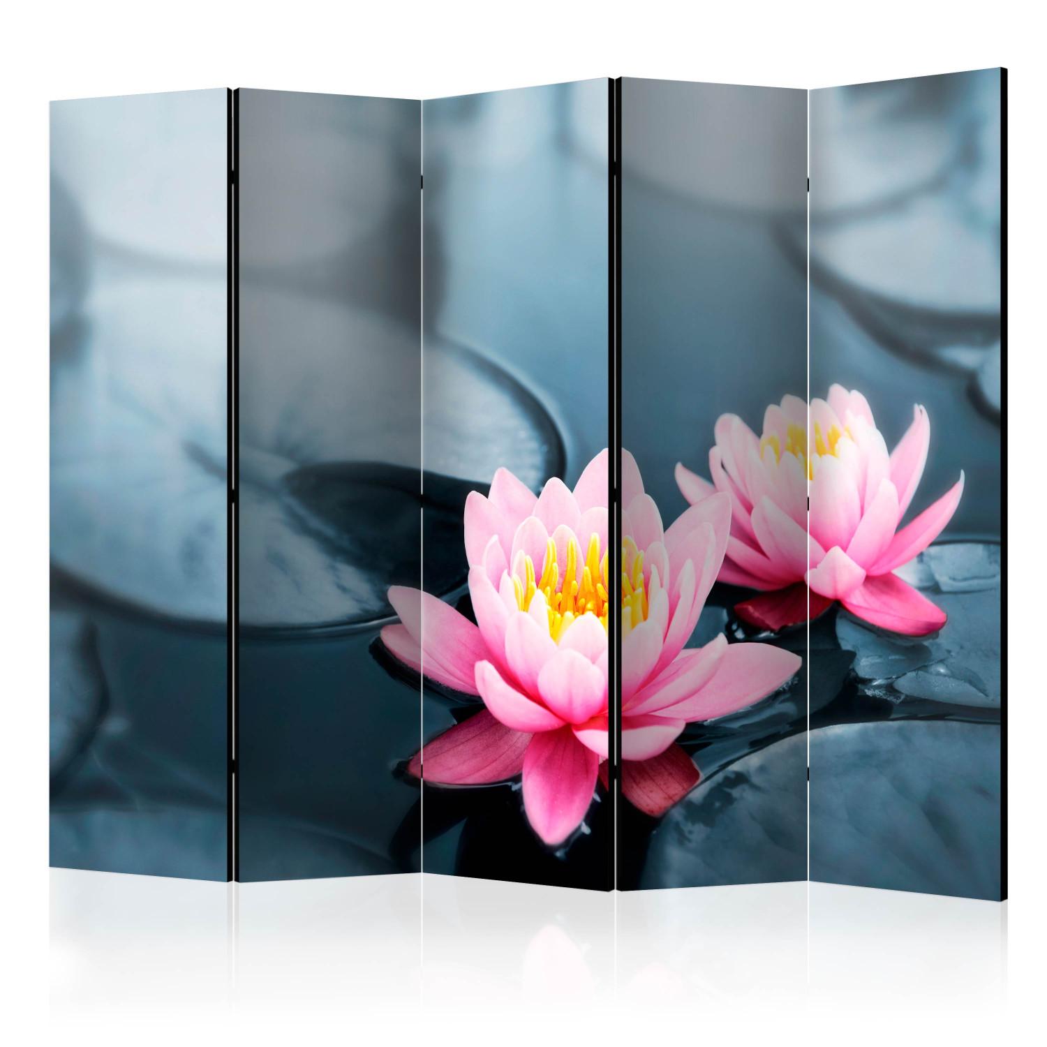 Biombo original Lotus blossoms II [Room Dividers]