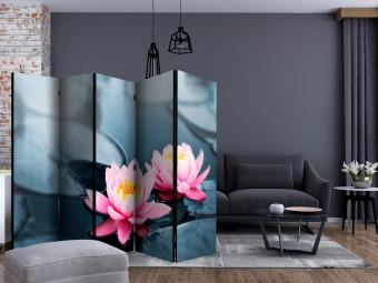 Biombo original Lotus blossoms II [Room Dividers]