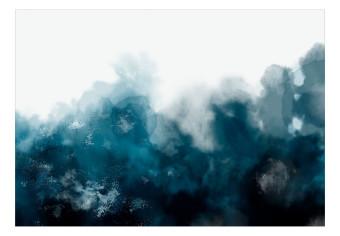 Fotomural a medida Variación - acuarela abstracta con motivo de niebla
