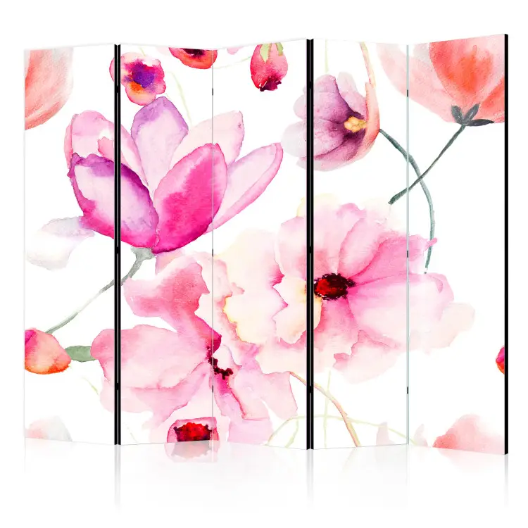 Flores Rosadas II - Naturaleza en flor sobre fondo uniforme
