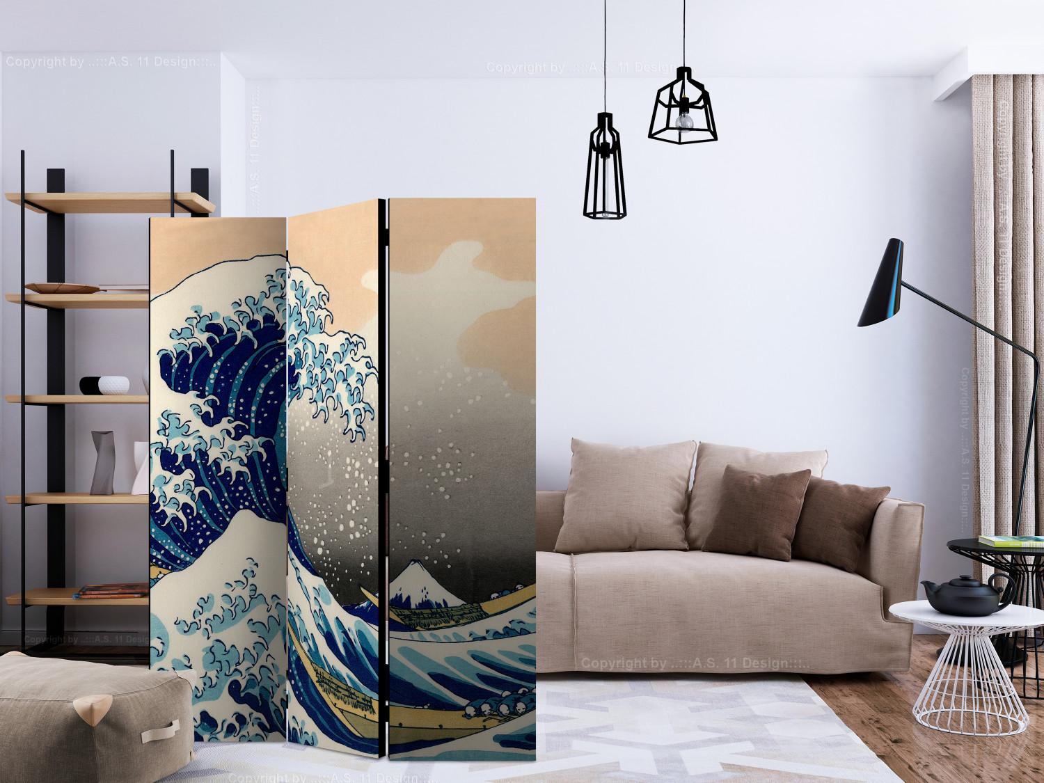 Biombo decorativo The Great Wave off Kanagawa [Room Dividers]