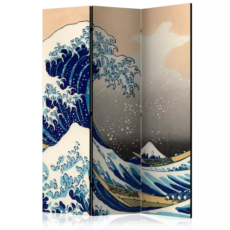 La gran ola de Kanagawa (3 partes) - composición inspirada en Japón