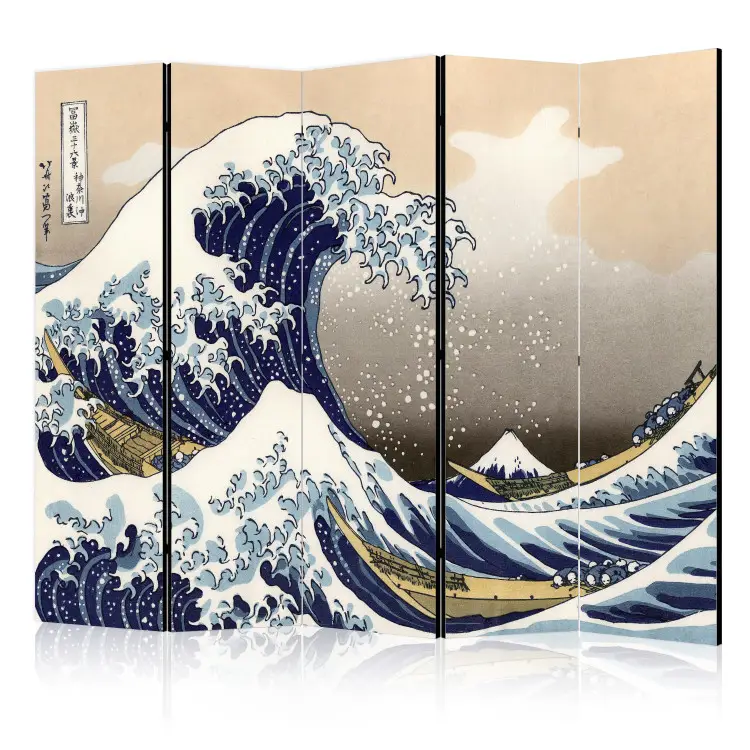 La gran ola de Kanagawa II - mar al estilo oriental