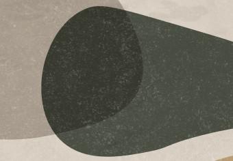 Cuadro moderno Piedras irregulares de colores - abstracción de estilo japonés