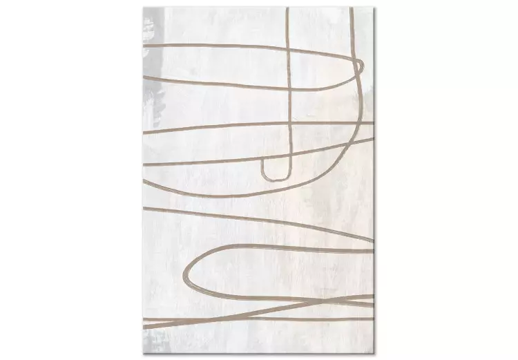 Pincelada (1 pieza) vertical - abstracción de estilo boho escandinavo