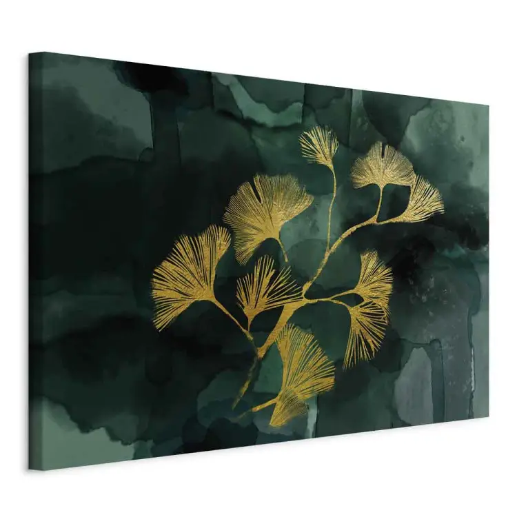 Ginko dorado ancho - paisaje vegetal en estilo glamuroso
