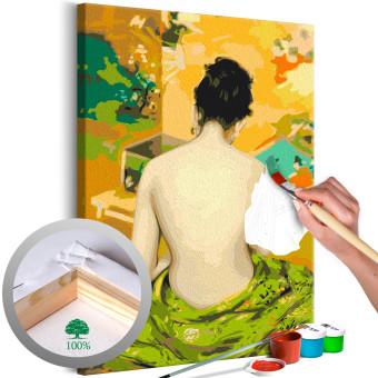 Cuadro numerado para pintar Back Of A Nude