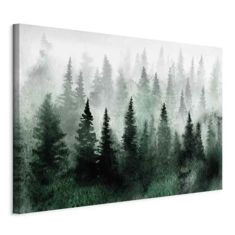 Bosque brumoso grande - árboles niebla