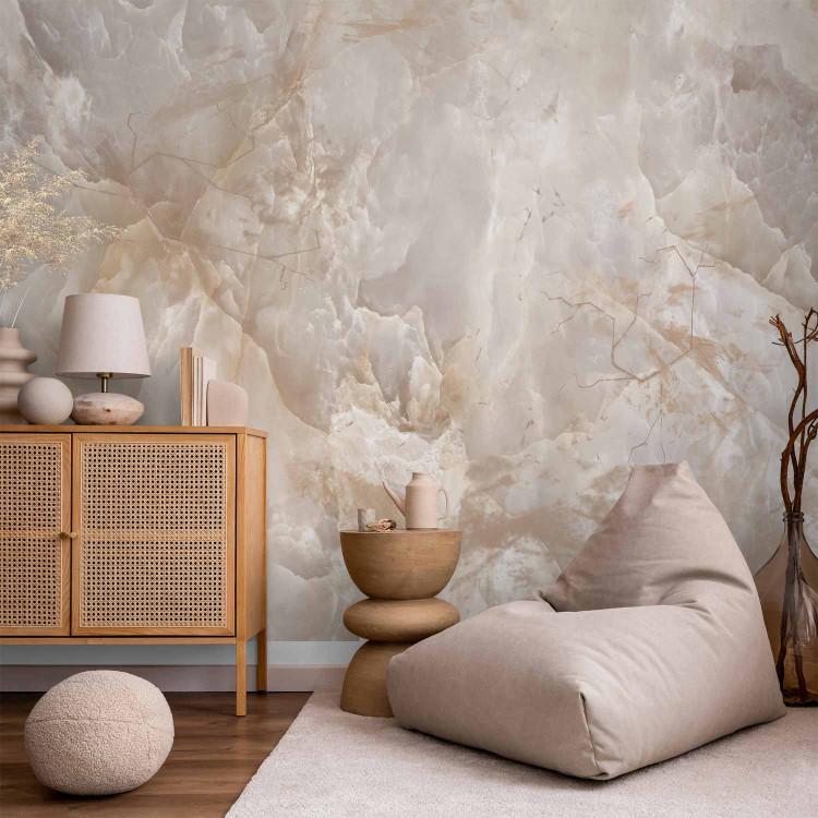 Vinilo mármol para muebles Rosa y blanco - adhesivo de pared -  revestimiento sticker mural decorativo - 60x90cm