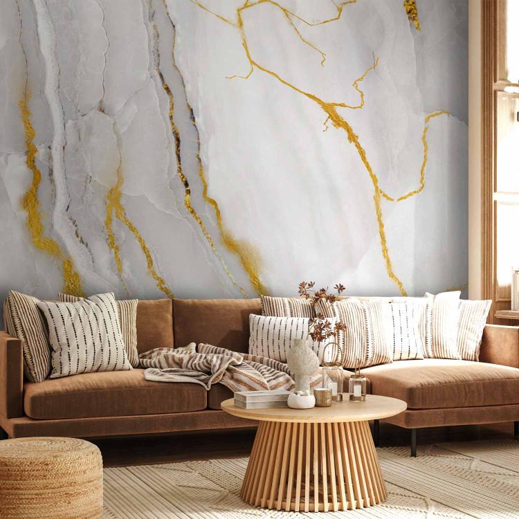 Vinilo mármol para muebles negro, blanco y dorado - adhesivo de pared -  revestimiento sticker mural decorativo - 40x60cm