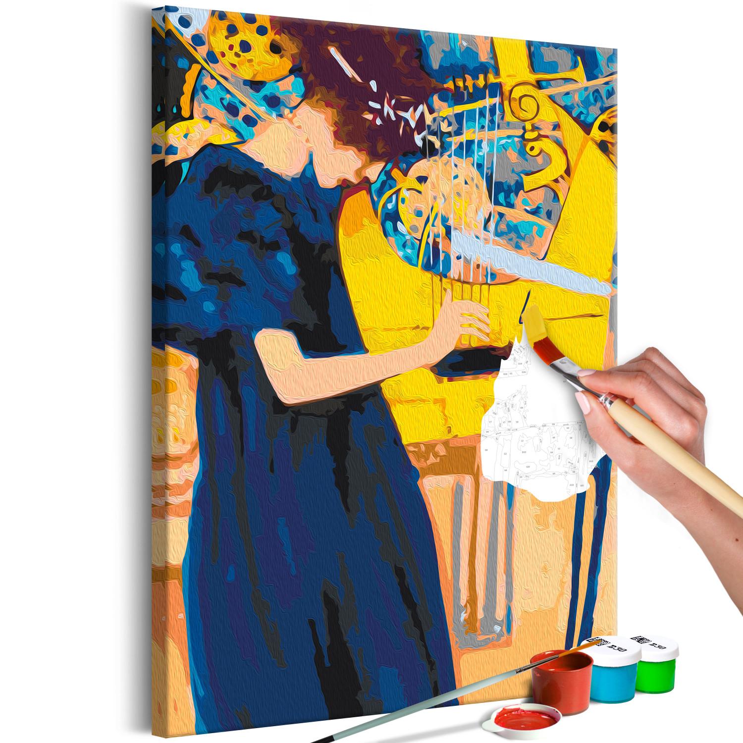 Cuadro para pintar con números Gustav Klimt: Music