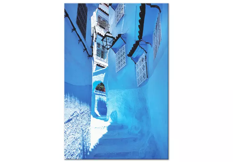 Pasarela azul (1 pieza) vertical - escaleras Marruecos