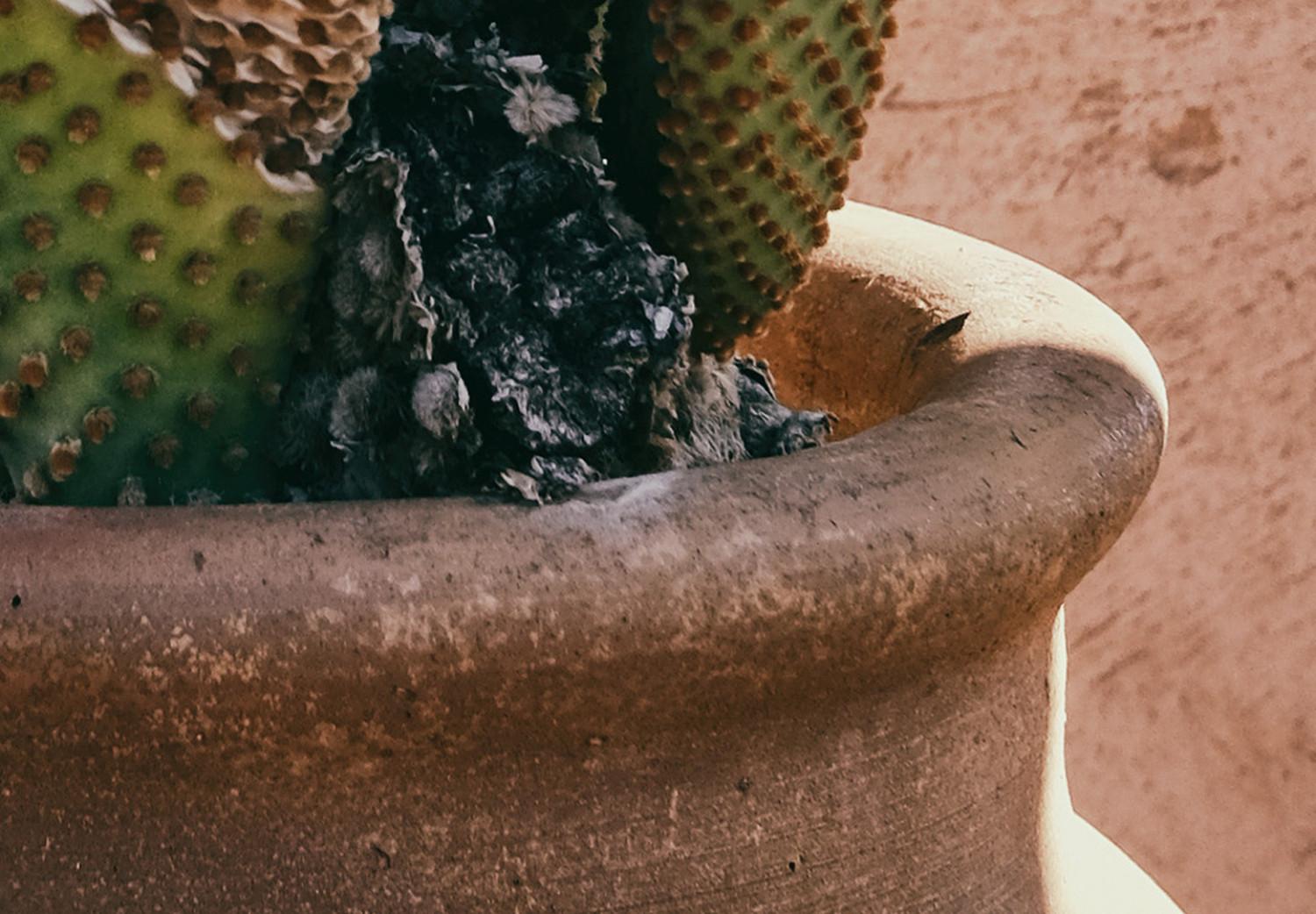 Cuadro Cactus in a Pot (1 Part) Vertical