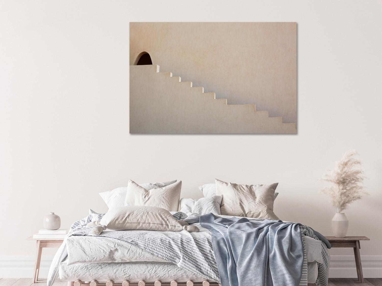 Cuadro moderno Pasaje oculto (1 pieza) ancho - escalera árabe en Marruecos