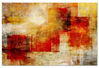 Cuadro decorativo Tango pictórico (1 pieza) ancho - abstracción de textura colorida