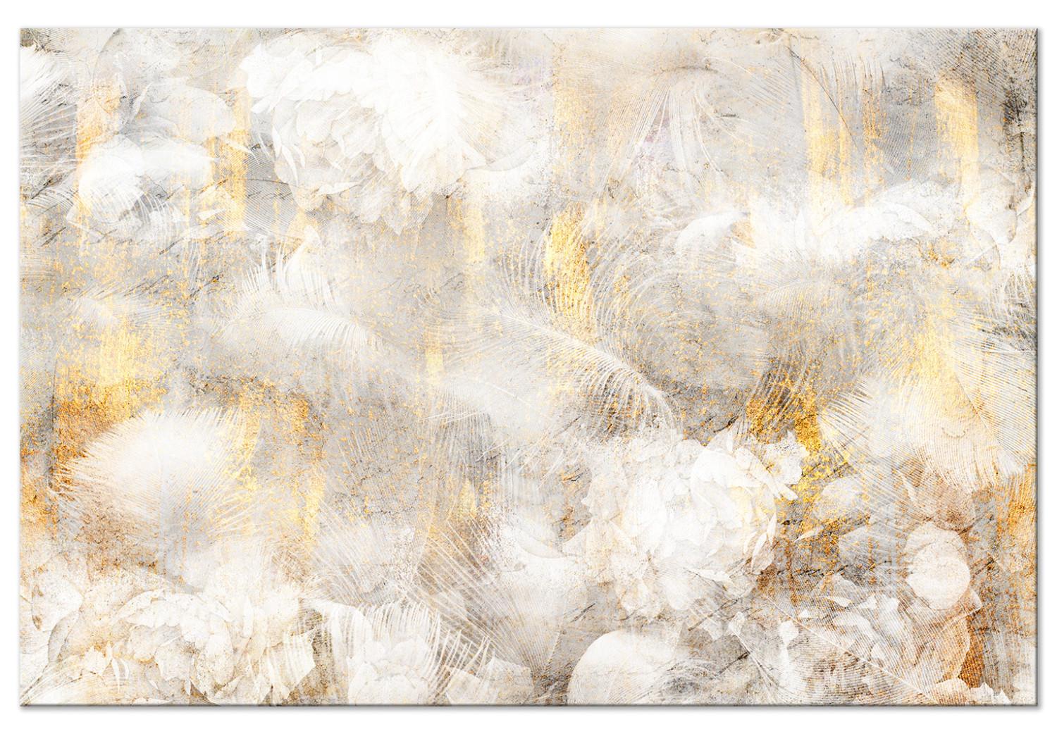 Cuadro moderno Poesía de la Danza (1 pieza) grande - textura abstracta de flores