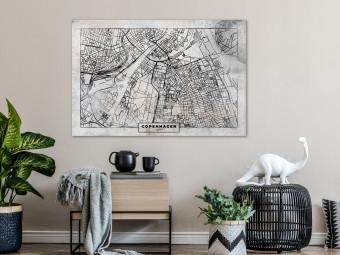 Tablero decorativo en corcho Copenhagen Plan [Cork Map]