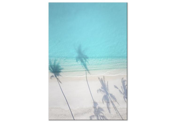 Costa turquesa - playa con arena blanca a la sombra de las palmeras