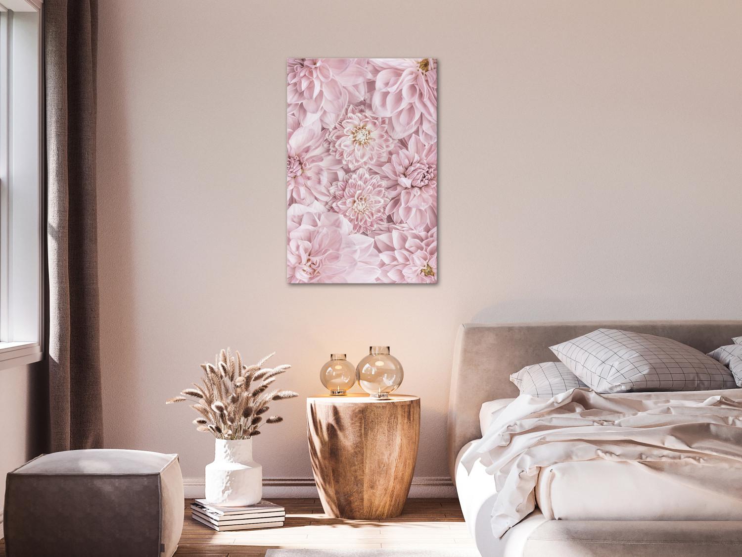 Cuadro Tocado de flores - ramo de plantas frescas de color rosa