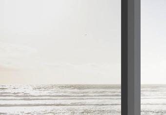 Cuadro moderno Vista de la calma (1 pieza) ancho - paisaje de playa y mar