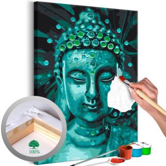  Dibujo para pintar con números Emerald Buddha