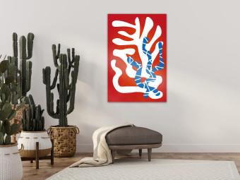 Cuadro Cactus ondulantes - motivo botánico abstracto y minimalista