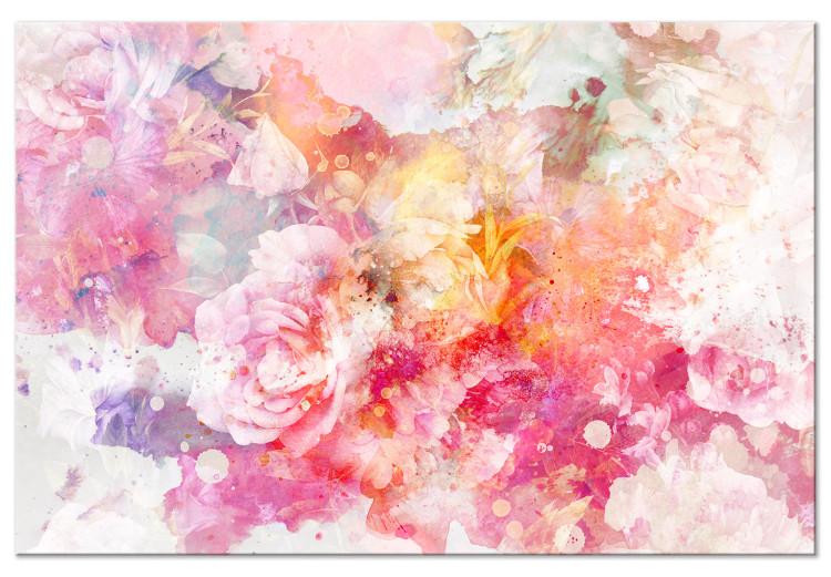 Explosión de flores (1 pieza) ancho - abstracción rosa de flores