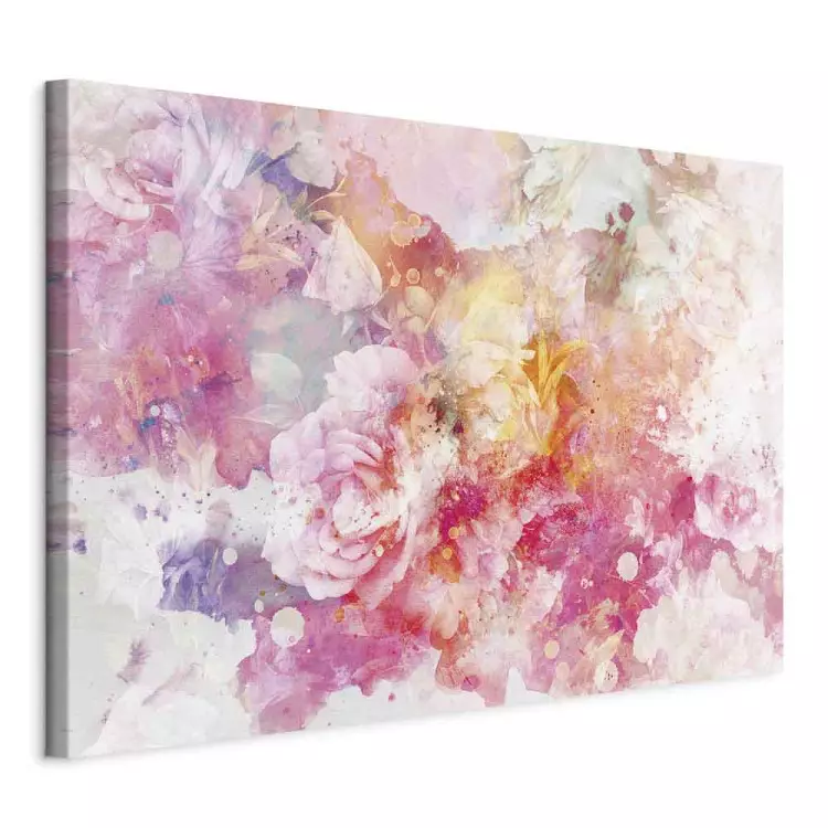 Explosión de flores (1 pieza) ancho - abstracción rosa de flores