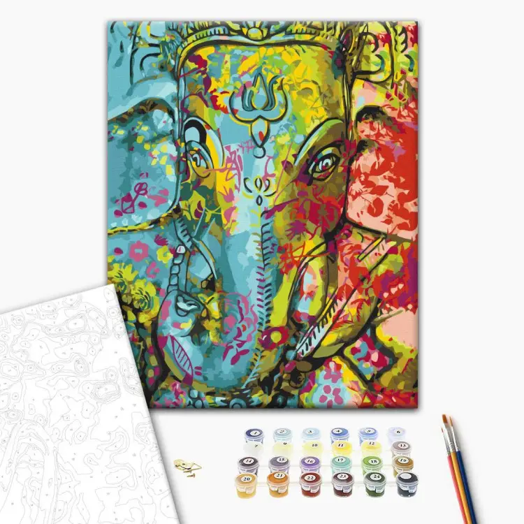 Kit De Pintura Por Números Gatos APOMOONS | Lienzo 30x40cm Con Acrílicos Y Pinceles | Relajante Y Creativo Para Adultos Y Niños
