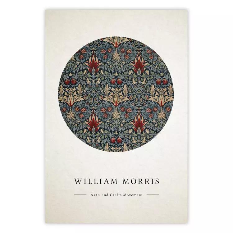 Para William Morris - letras inglesas y adornos abstractos