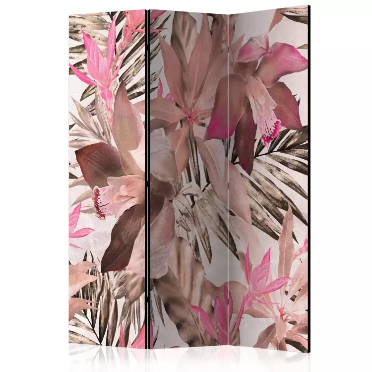 Jungla florecida (3 piezas) - motivo floral en fondo claro